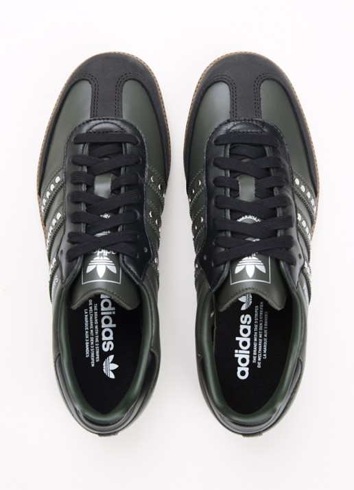 Adidas Samba sneaker van leer - detail 2 antraciet