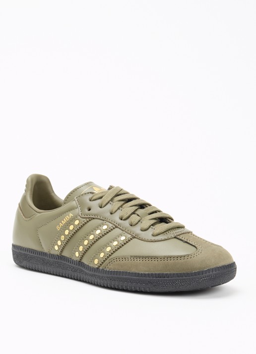 adidas gazelle silver green womens Adidas x Kader Samba ADV Black/Brown/Gum – curbskateshop main image 1