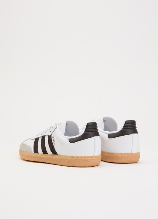 Adidas Samba sneaker van leer - achterkant 4 wit
