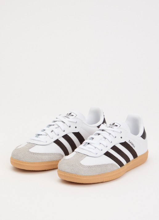 Adidas Samba sneaker van leer - voorkant 3 wit