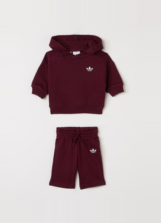 Adidas Set van hoodie met korte broek 2-delig