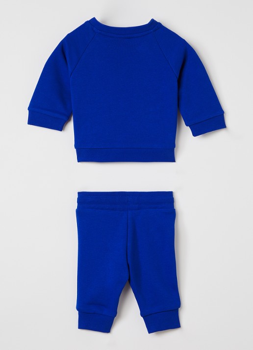 Adidas Set van sweater met joggingbroek 2-delig - voorkant 2 kobaltblauw