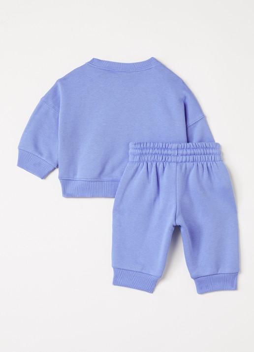 Adidas Set van sweater met joggingbroek 2-delig - voorkant 2 blauw