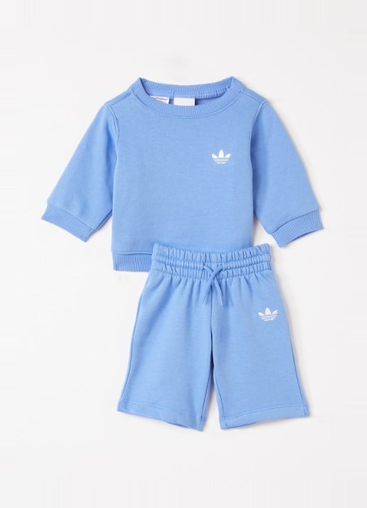 Adidas Set van sweater met korte joggingbroek 2-delig