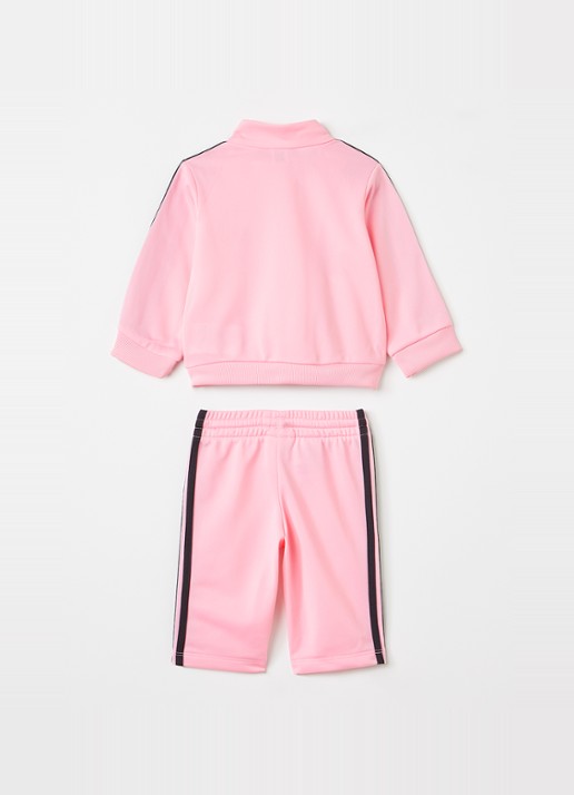 Adidas Set van trackvest met trackpants 2-delig - voorkant 2 roze