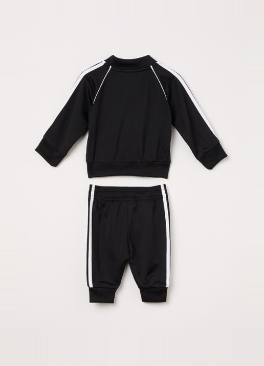 Adidas Set van trackvest met trackpants 2-delig - voorkant 2 zwart