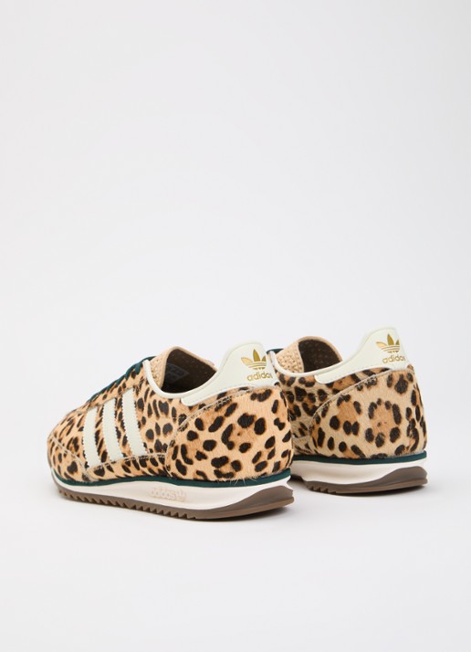 Adidas SL 72 OG Leopar Magic sneaker van suède - achterkant bruin