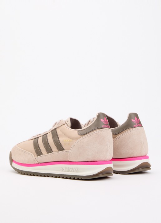 Adidas SL 72 sneaker met suède details - achterkant beige