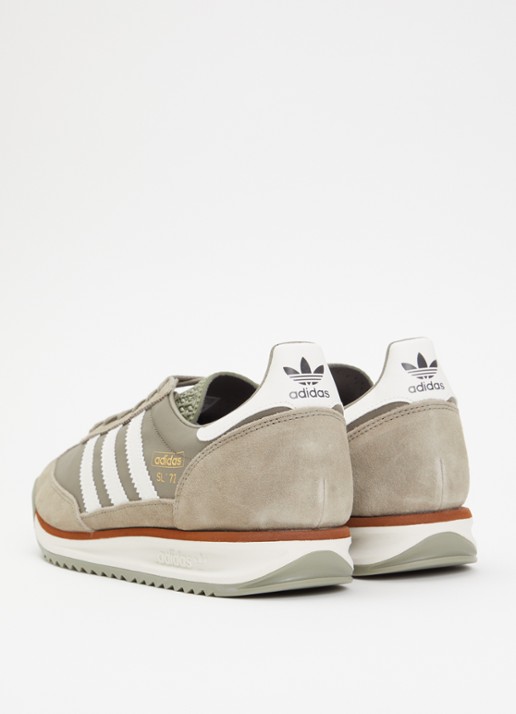 Adidas SL 72 sneaker met suède details - achterkant 2 grijs