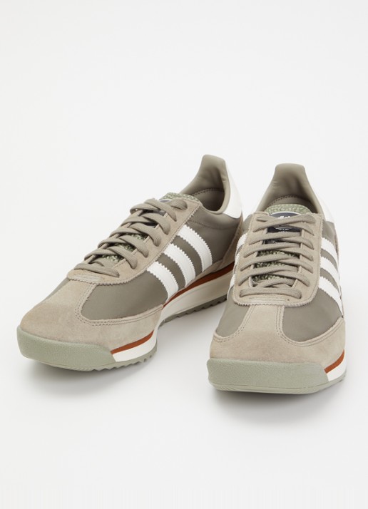 Adidas SL 72 sneaker met suède details - detail 3 grijs