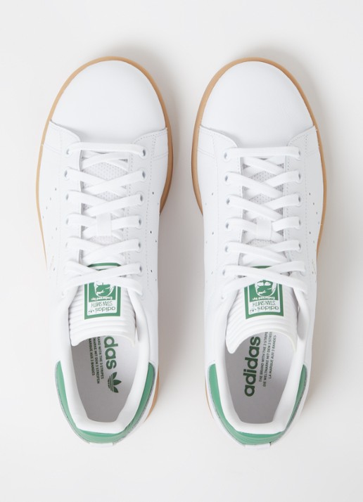 Adidas Stan Smith sneaker van leer met logo - detail 4 wit