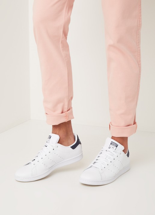 adidas Stan Smith sneaker van leer - voorkant 2 wit