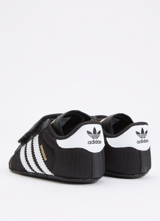 Adidas Superstar II sneaker met logo - achterkant 4 zwart