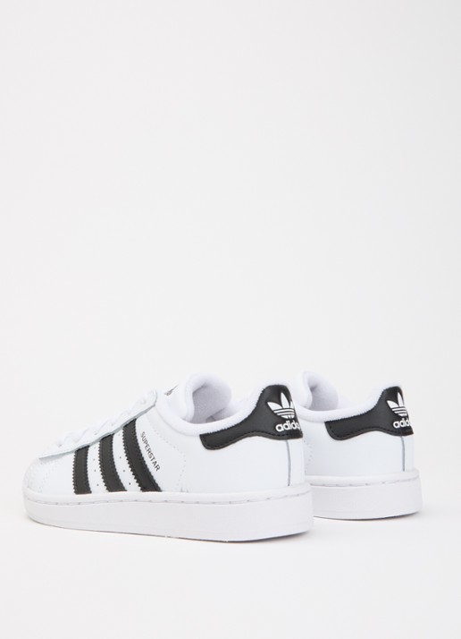 Adidas Superstar II sneaker met logo - achterkant 4 wit