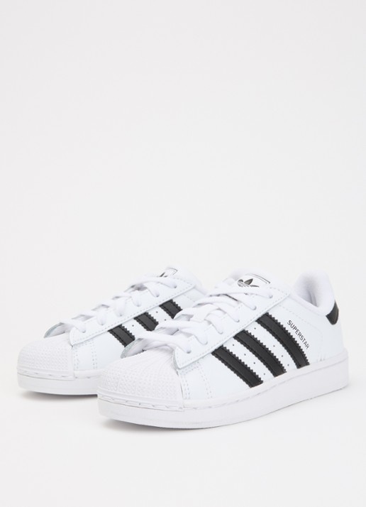Adidas Superstar II sneaker met logo - voorkant 2 wit