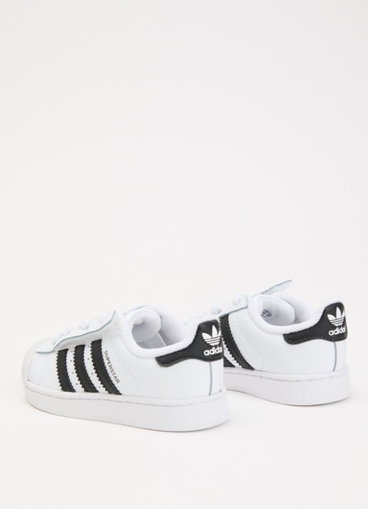 Adidas Superstar II sneaker met logo - achterkant wit