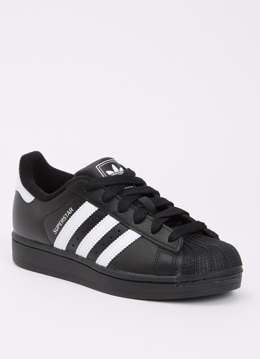 Adidas Superstar II sneaker van leer met logo