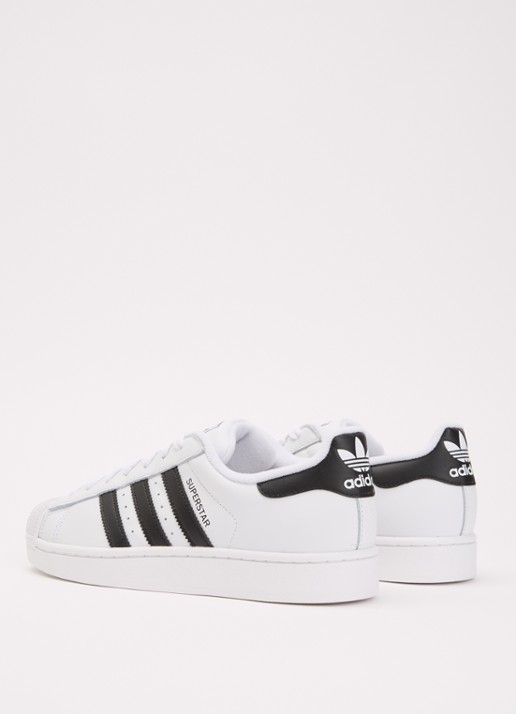 Adidas Superstar II sneaker van leer - achterkant 5 wit