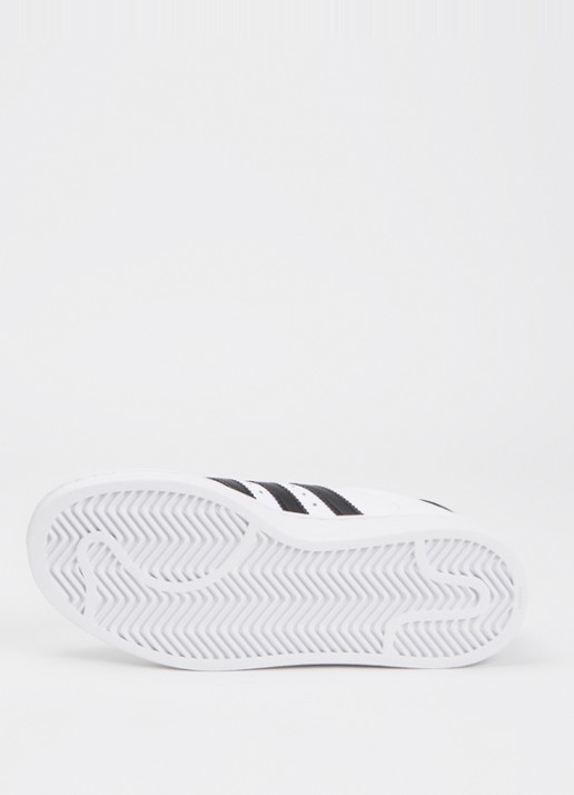 Adidas Superstar II sneaker van leer - detail 4 wit