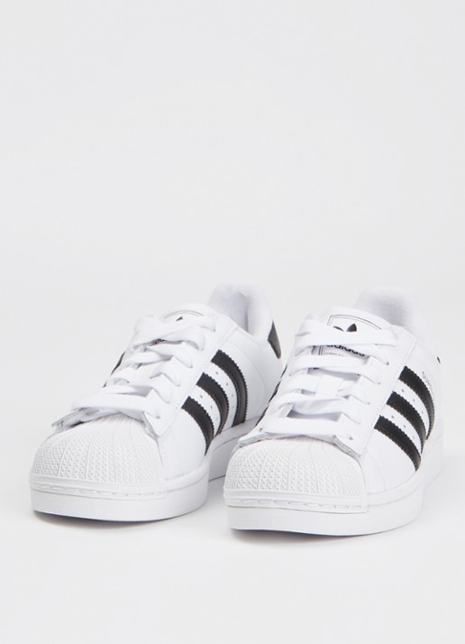 Adidas Superstar II sneaker van leer - voorkant 3 wit