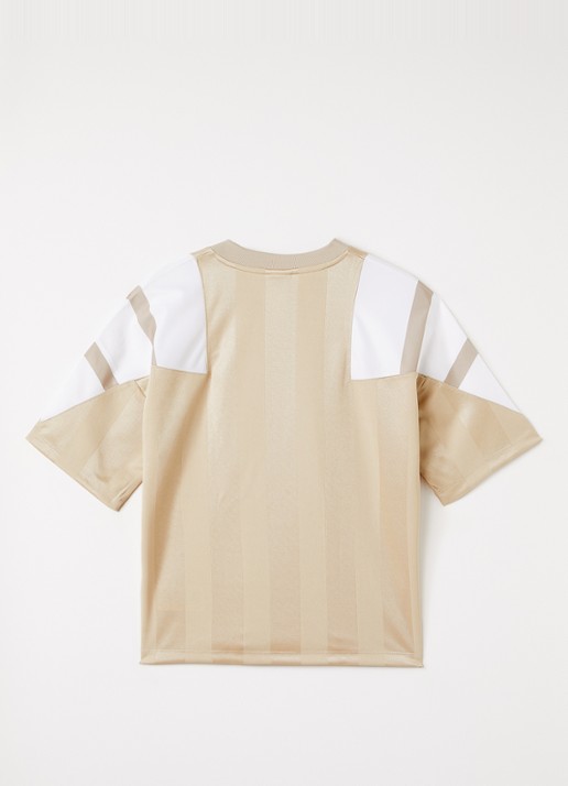 Adidas T-shirt met logo - voorkant 2 beige