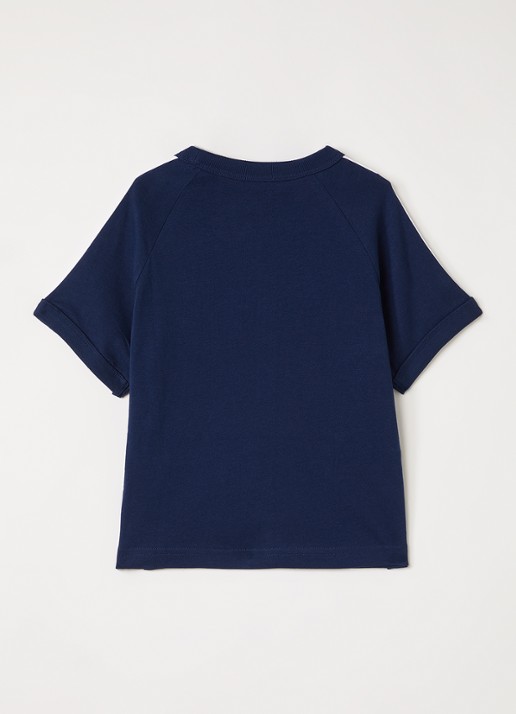 Adidas T-shirt met logo - voorkant 2 donkerblauw