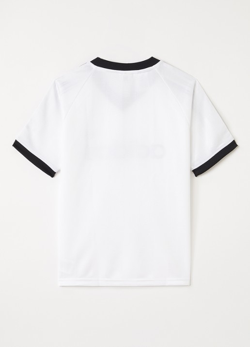 Adidas T-shirt met logoprint - voorkant 2 wit