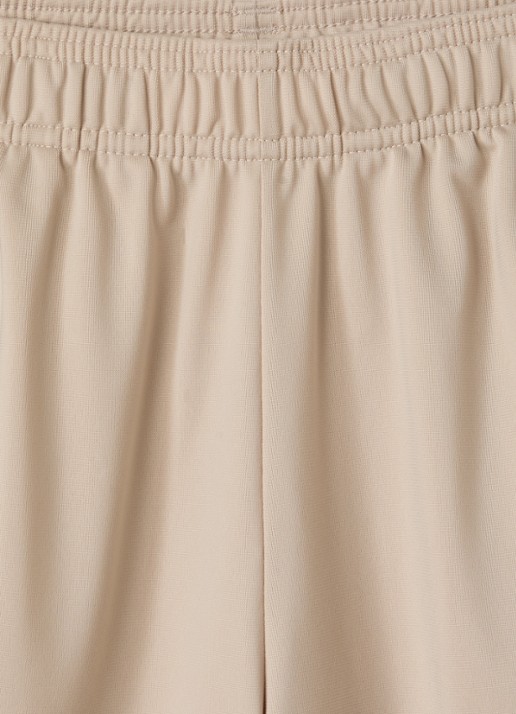 Adidas Tapered fit trackpants met logoborduring - detail beige