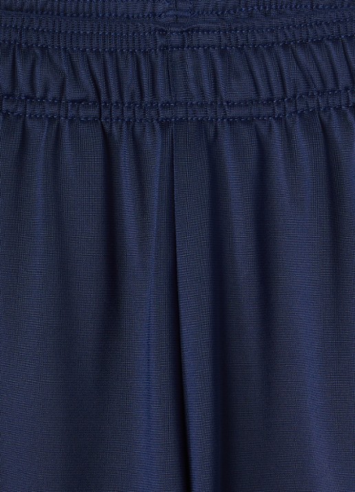 Adidas Tapered fit trackpants met logoborduring - detail donkerblauw