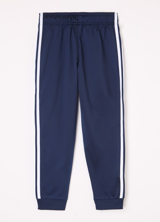 Adidas Tapered fit trackpants met logoborduring - voorkant 3 donkerblauw