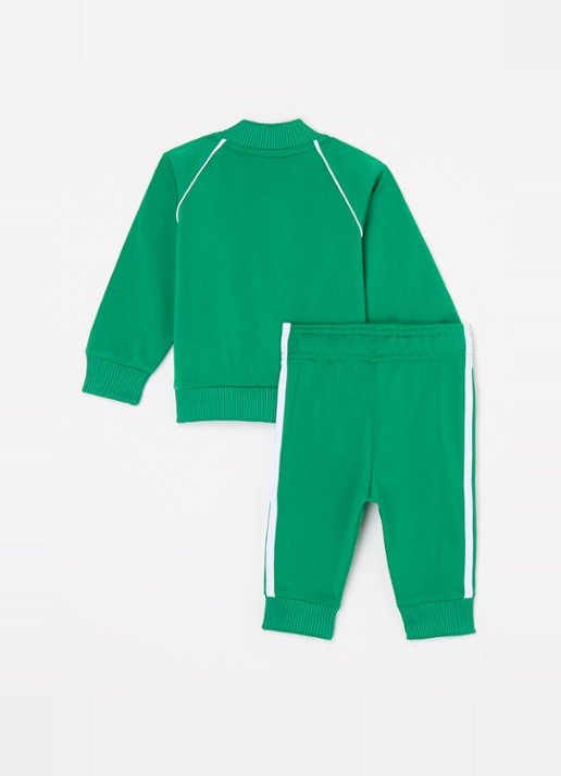 Adidas Trainingspak met logo 2-delig - voorkant 2 groen