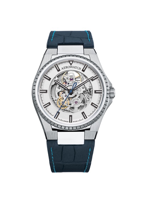 Aerowatch Milan horloge A 60998 AA07 - voorkant zilver