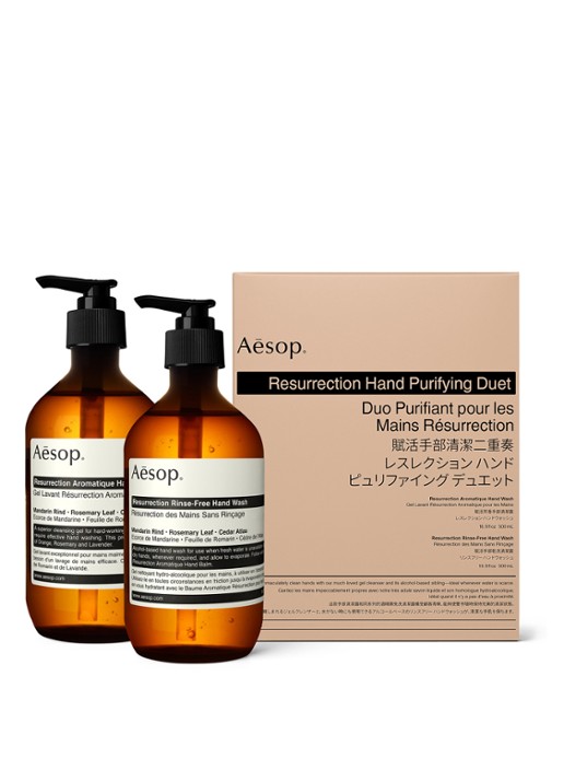 Aesop Resurrection Hand Purifying Duet - verzorgingsset - voorkant undefined
