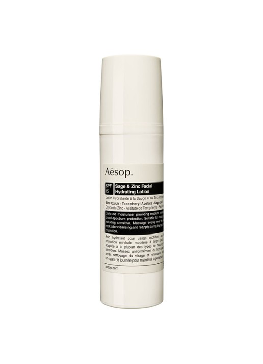 Aesop Sage & Zinc Facial Hydrating Lotion SPF15 - dag- en nachtcrème