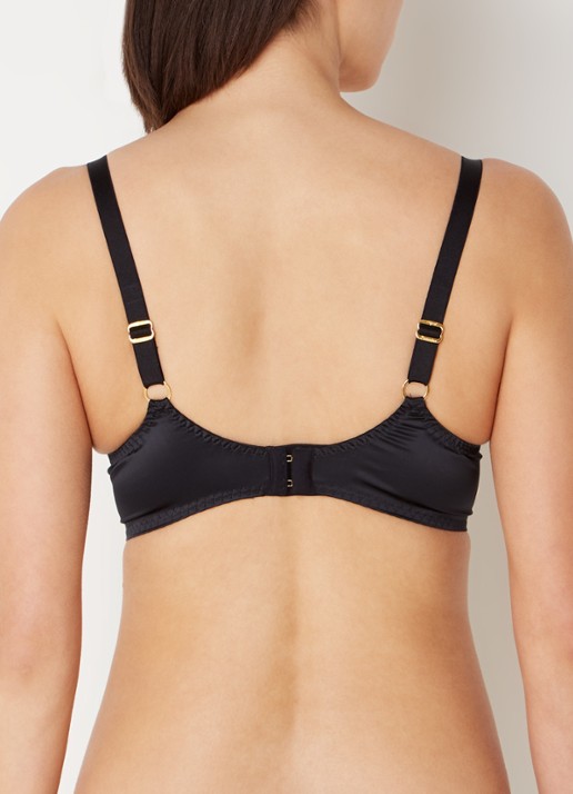 Agent Provocateur Briella beugel bh met mesh - achterkant 3 zwart
