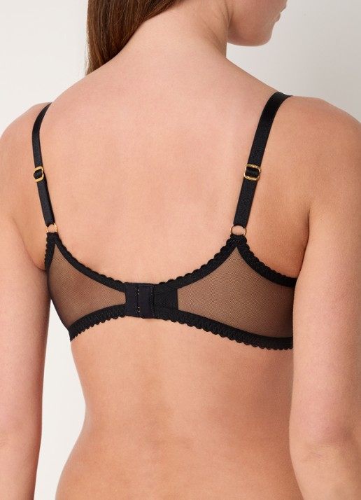 Agent Provocateur Louella beugel bh met lurex - achterkant zwart