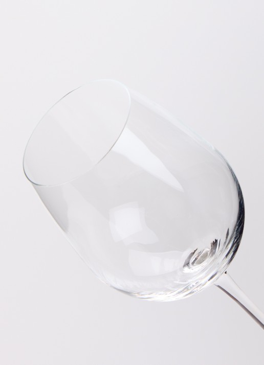 Åhléns Belle witte wijnglas 40 cl set van 2 - detail transparant