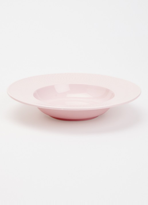 Åhléns Celine diep bord 23,5 cm  - voorkant 2 lichtroze