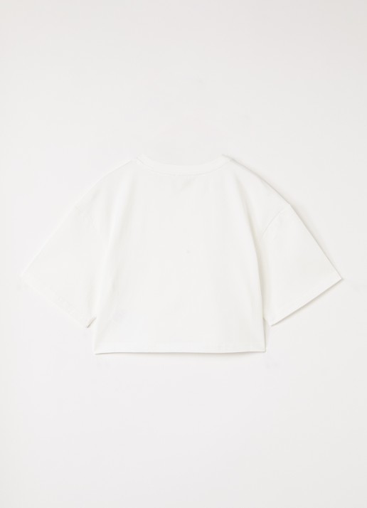 AI&KO Elsa T-shirt met logo - voorkant 2 wit