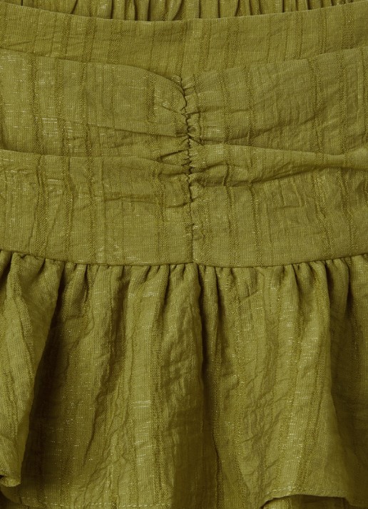 AI&KO Izzy rok met lurex - detail 3 mosgroen