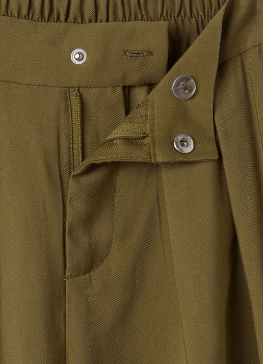 AI&KO Reza wide fit cargobroek met klepzakken - detail mosgroen