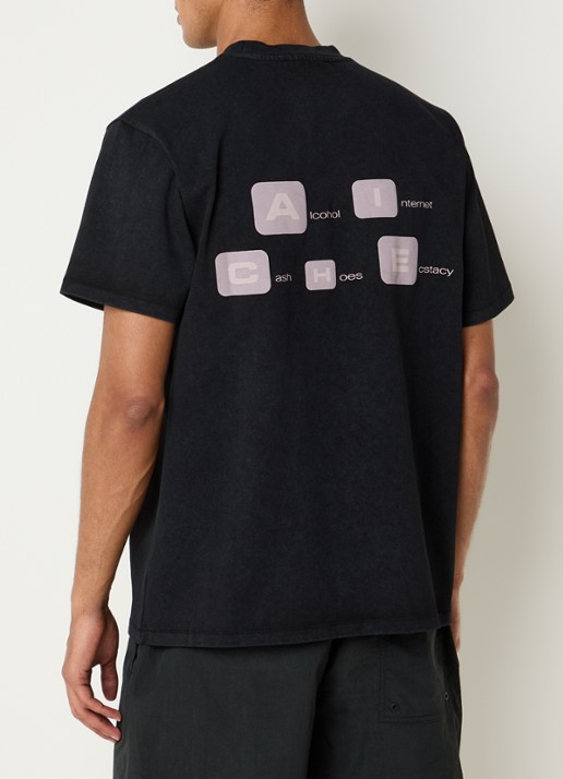 Aiche I Love Aiche T-shirt met logo- en backprint