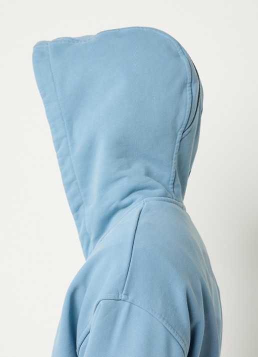 Aiche Sweatvest met logo - detail 4 lichtblauw