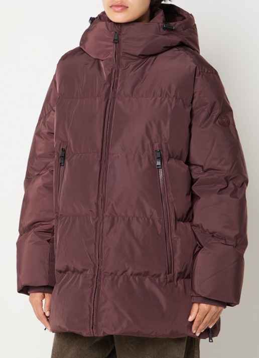 Airforce Ada puffer jas met capuchon en trekkoord