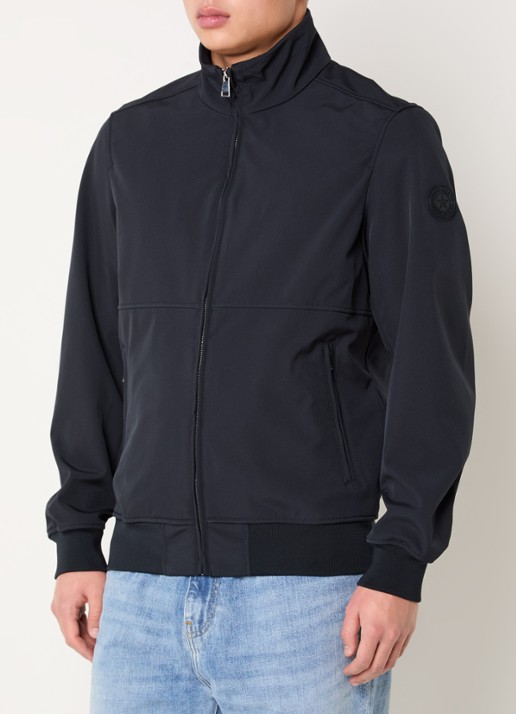 Airforce Aero softshell jack met ritszakken - detail 4 donkerblauw