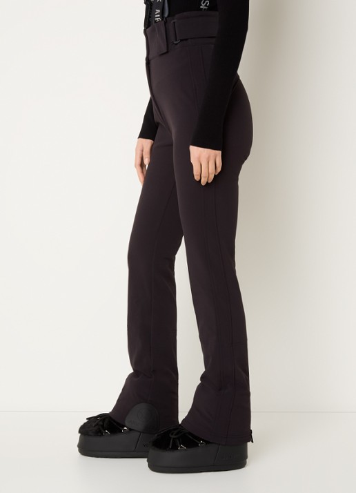 Airforce Christie high waist flared fit skibroek met afneembare bretels - detail 5 zwart