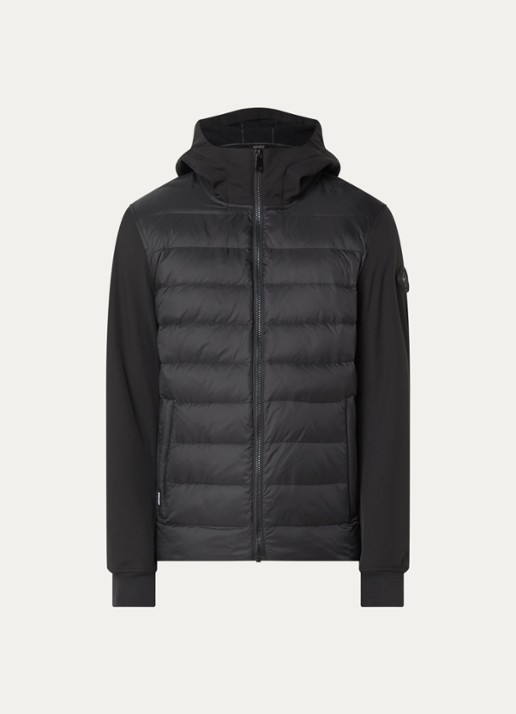 Airforce Cove gewatteerd windjack - voorkant zwart