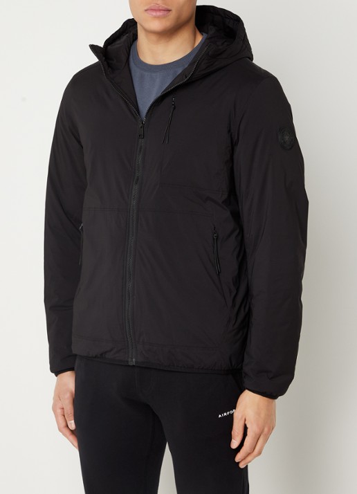 Airforce Daniel gewatteerd jack met logo