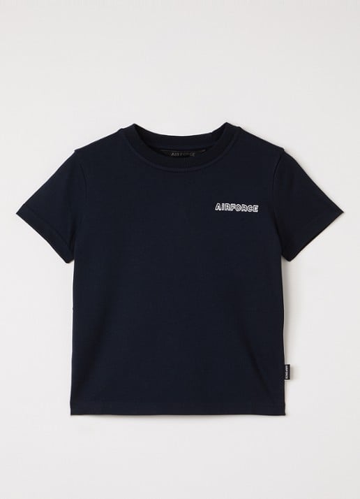Airforce Diplopia T-shirt met logo- en backprint
