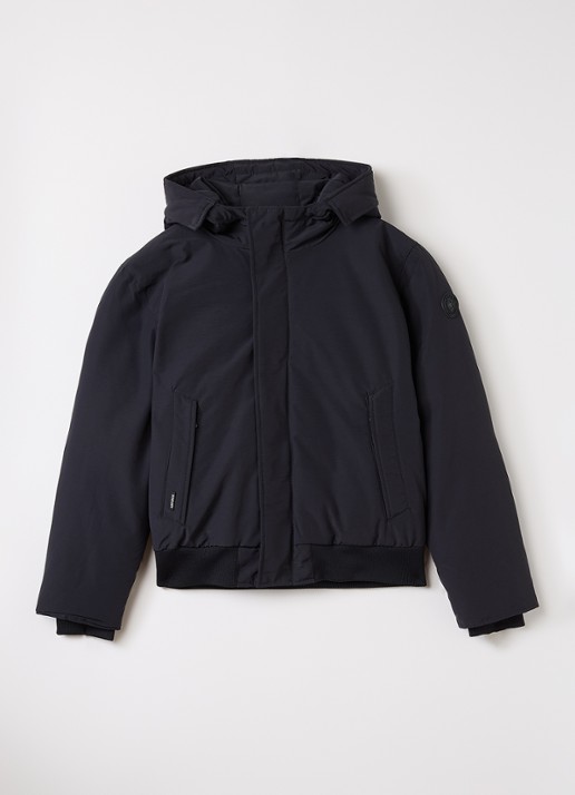 Airforce Gewatteerd bomberjack met capuchon